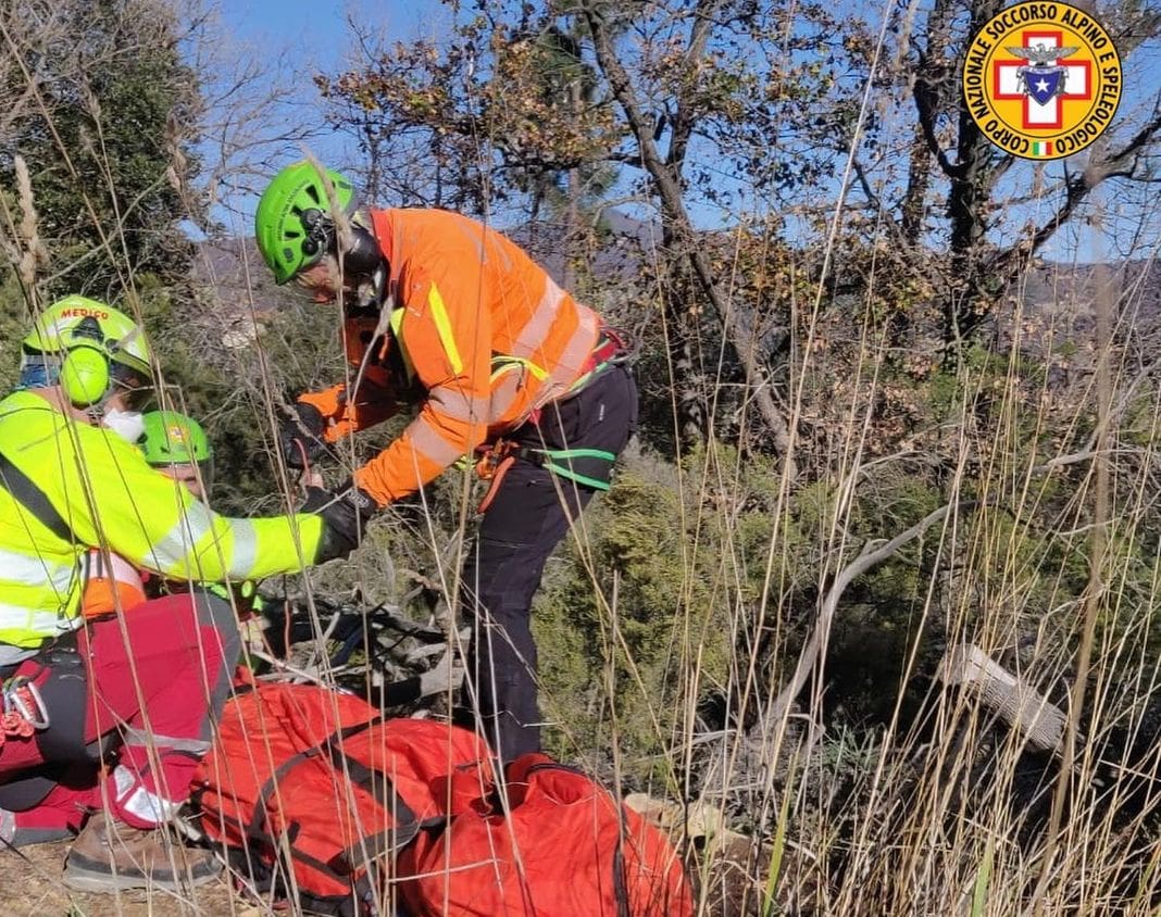 soccorso alpino, biker ferito