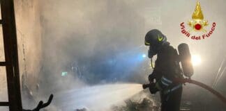La Spezia, incendio in via Balilla nel quartiere di Pegazzano incendio via Balilla La Spezia Pegazzano