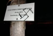 Chiavari, svastica sulla targa nel Parco della Memoria, gli autori ripresi dalle telecamere? targa svastica Chiavari