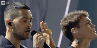 Sanremo 2022 – Mahmood e Blanco cantano “Brividi” Mahood & Blanco