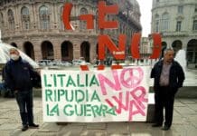 Attacco russo all’Ucraina, presidi per la pace in tutta Genova
