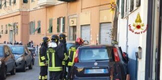 Genova – Fuga di gas dopo un incidente stradale, evacuato un palazzo in via Ventotene