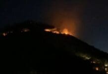 Genova, incendio sul Monte Moro, torna l’incubo piromani incendio monte Moro