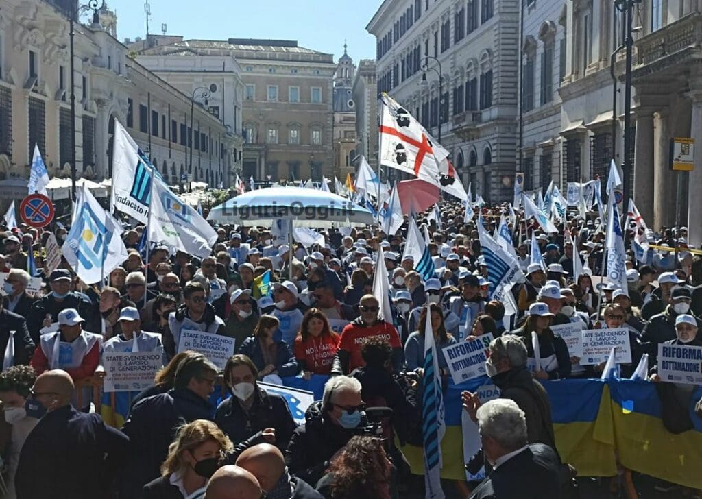 manifestazione balneari Roma