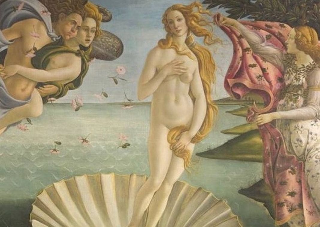 Venere di Botticelli Galleria Uffizi
