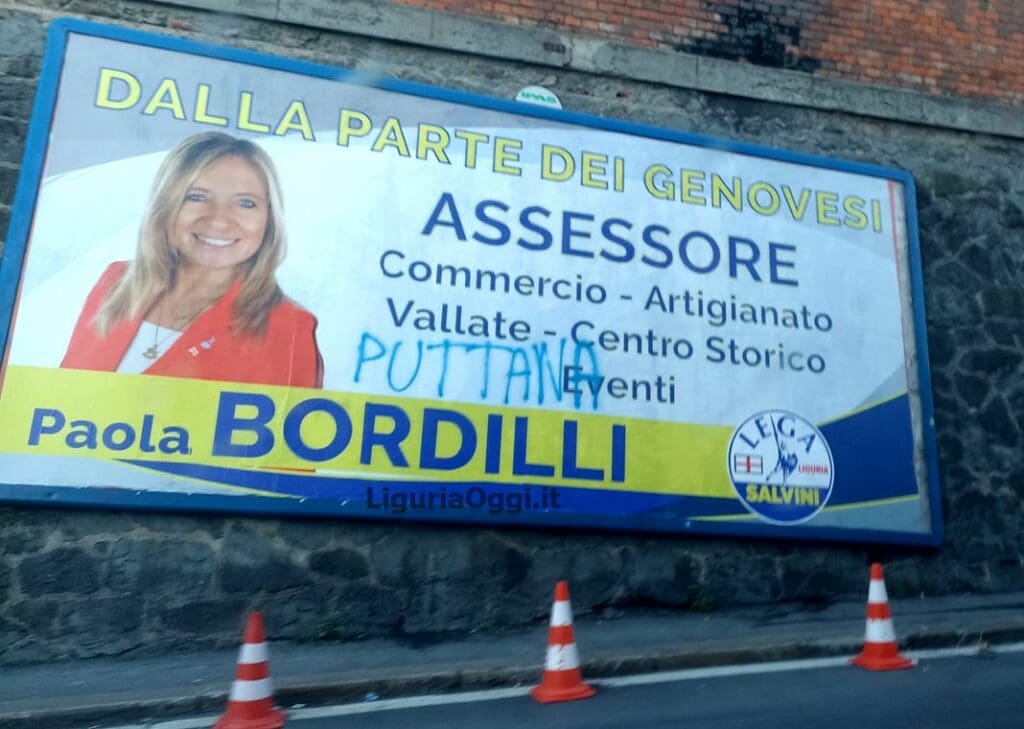 Paola Bordilli insulti