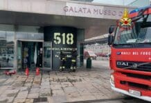 Genova, incendio nel Bar del Galata Museo del Mare incendio Bar Galata Museo del Mare