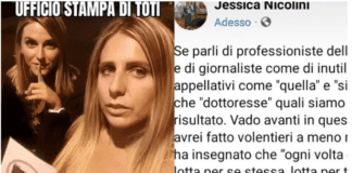 Fotomontaggio sessista contro l’Ufficio Stampa di Toti, scatta la denuncia Jessica Nicolini Francesca Licata meme