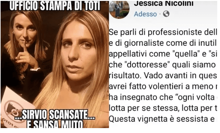 Jessica Nicolini Francesca Licata meme