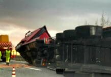 Grave incidente sull’autostrada A10 tra Arenzano e Genova, traffico ko Tir ribaltato A10