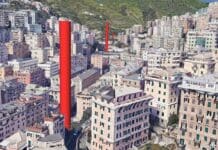 Lagaccio, domani il corteo contro la Funivia di Forte Begato Funivia Lagaccio progetto piloni