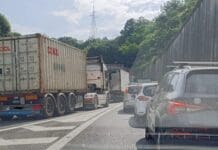 Genova, traffico ko su strade e autostrade coda autostrada Genova Aeroporto