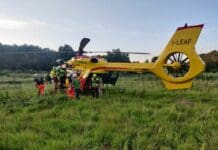 Grave l’appassionato di mountain bike caduto su un sentiero a Calice Ligure elicottero Pegaso 118