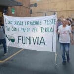 funivia Lagaccio, manifestazione, corteo