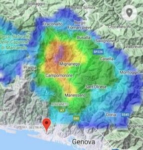 meteo Liguria temporale 28 maggio 2022