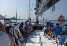 Genova, bambini del Gaslini alla scoperta della vela e dell’inquinamento marino maxi 100 porto piccoli arca, banca carige