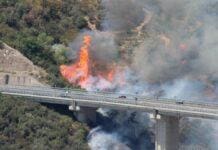 Rischio incendi in Liguria, da oggi scattano i divieti e le multe sino a 50mila euro Arma di Taggia incendio
