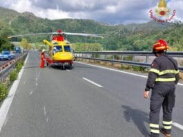 elicottero autostrada A12