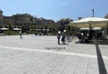 Genova, troppo caldo nel piazzale dell’ex Mercato ortofrutticolo mercato nuovo corso sardegna