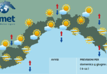 Meteo Liguria, aumentano le nuvole, specie nell’entroterra meteo Liguria 5 giugno 2022