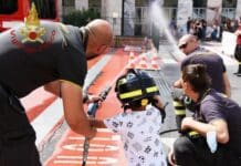 La Spezia, torna Pompieropoli, bambini vigili del fuoco per un giorno vigili del fuoco Gaslini