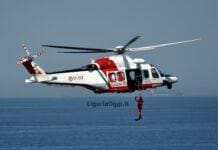 Camogli, elicottero della Guardia Costiera salva due escursioniste elicottero Nemo Guardia Costiera