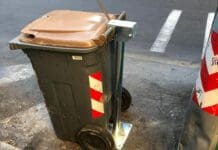 San Fruttuoso, arrivano i bidoni anti cinghiale, ma in via della Pantera non funziona bidone anti cinghiale via Donghi san Fruttuoso Genova