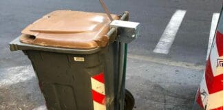 San Fruttuoso, arrivano i bidoni anti cinghiale, ma in via della Pantera non funziona bidone anti cinghiale via Donghi san Fruttuoso Genova