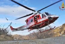 Monte Aiona, grave la biker di 45 anni caduta durante gita Elicottero vigili del fuoco