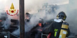 Sanremo, in fiamme un locomotore, morto il conducente, treni in tilt incendio deposito treni via Perlasca