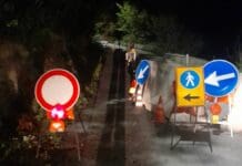 Frana in via Trensasco, al via le navette Amt Trensasco frana