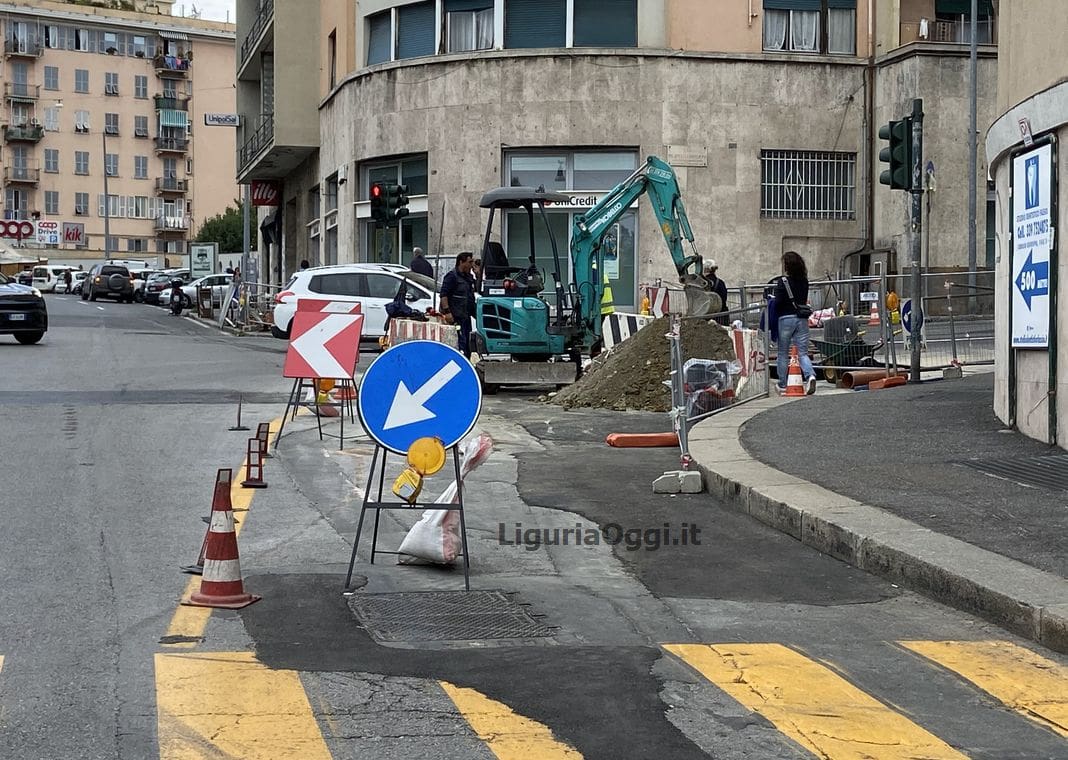 cantiere corso Gastaldi Genova