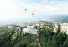 Funivia Principe – Begato, Italia Nostra: opera costosa e non sostenibile Funivia Principe Begato Genova rendering