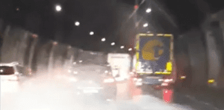 Maltempo in Liguria, forte temporale a Voltri, gallerie allagate sulla A26 Gallerie allagate A26