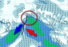 Maltempo in Liguria per temporali, Limet evidenzia rischio frane e allagamenti modello previsioni liguria 7 settembre 2022
