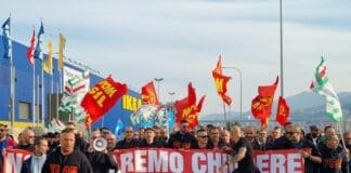 Sciopero e corteo di Ansaldo Energia per il processo ai manifestanti, traffico a rischio Ansaldo Energia corteo