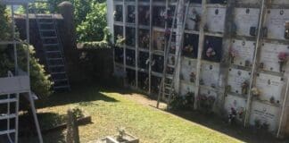 Bargagli, il terremoto ha danneggiato il cimitero Bargagli cimitero