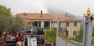 Genova, abitazione in fiamme in via dell’Olmo a Quezzi Quezzi incendio casa via Olmo Genova
