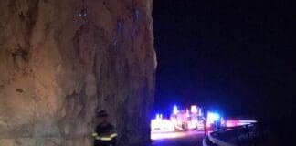 Noli, frana sull’Aurelia, strada chiusa Aurelia frana Noli