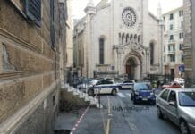 Genova, grave incidente a Sampierdarena, investito un pedone sulle strisce incidente via GB Monti sampierdarena genova