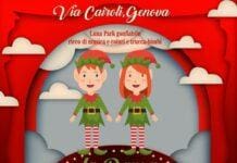 Genova, festa di Natale in via Cairoli con elfi e nevicata magica Natale via Cairoli Genova
