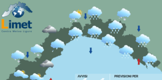 Meteo Liguria, pioggia e vento forte, in arrivo freddo e nevicate sui rilievi Meteo Liguria 22 novembre 2022