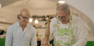 Genova, la CNN alla scoperta del Pesto con il regista Stanley Tucci e Searching for Italy Stanley_Tucci_CNN_Panizza_Genovese