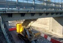 Varazze, demolito il cavalcavia Vignetta danneggiato dall’incidente viadotto Vignette autostrada A10