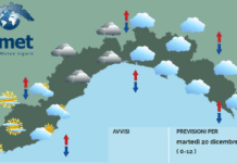 Meteo Liguria, ancora nuvole e piovaschi sino a mercoledì meteo Liguria 22 dicembre 2022