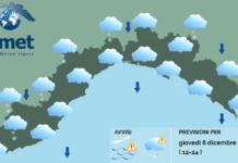 Meteo Liguria, in arrivo un brusco peggioramento meteo Liguria 8 dicembre 2022