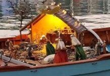 Santa Margherita Ligure, nel porticciolo il presepe nel gozzo Presepe Gozzo santa Margherita