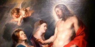 Genova, carabinieri sequestrano dipinto di Rubens esposto a Palazzo Ducale Rubens Cristo risorto appare alla Madre sequestarto a Genova