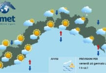 Meteo Liguria, tempo variabile e freddo intenso Meteo Liguria 20 gennaio 2023