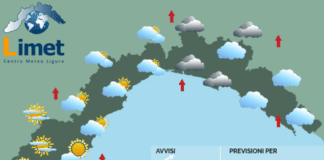 Meteo Liguria, tornano le nuvole e da lunedì arriva il freddo